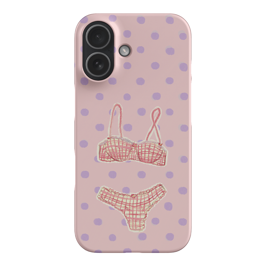 Vintage Gingham Printed Phone Cases iPhone 17 / Snap by Kayla Carr - The Dairy