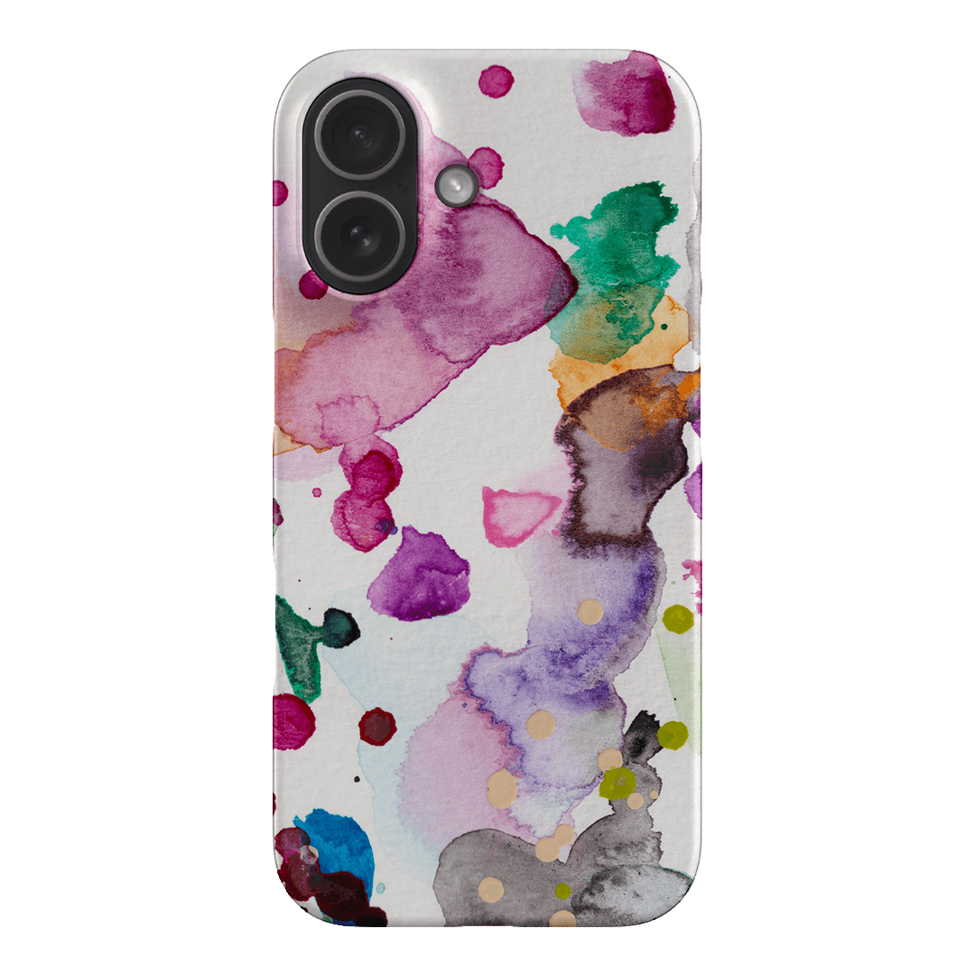 Watercolour Palette Printed Phone Cases iPhone 17 / Snap by The Dairy - The Dairy