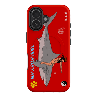1800-Busy Rn in Red Printed Phone Cases iPhone 17 / Armoured MagSafe by Easty Beasty - The Dairy