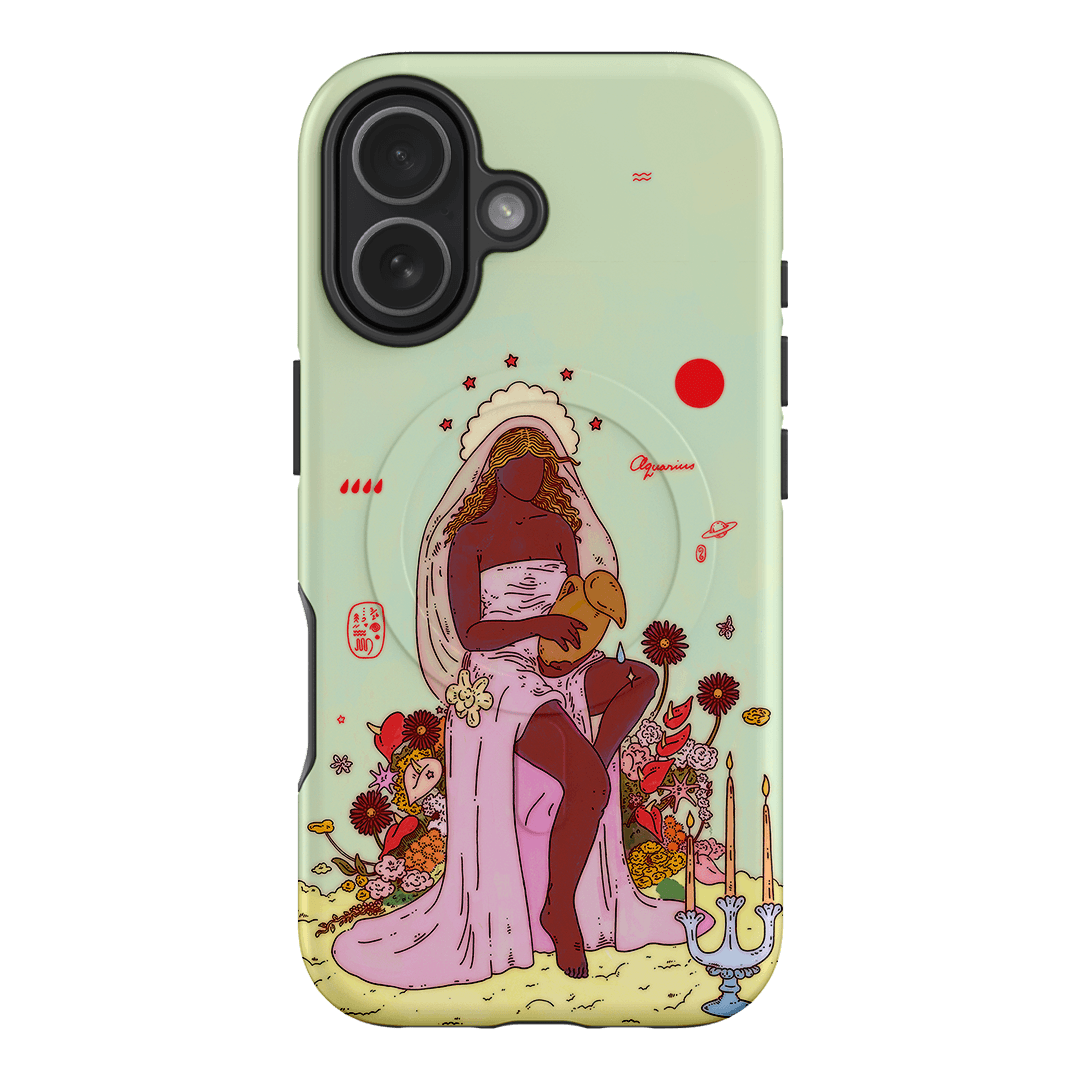 Aquarius Season Printed Phone Cases iPhone 17 / Armoured MagSafe by Easty Beasty - The Dairy