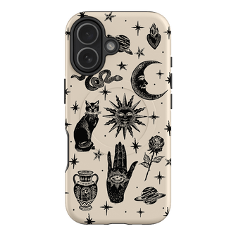 Astro Flash Beige Printed Phone Cases iPhone 17 / Armoured MagSafe by Veronica Tucker - The Dairy