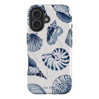 Blue Shells Printed Phone Cases iPhone 17 / Armoured MagSafe by Cass Deller - The Dairy