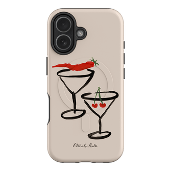Chili Cherry Printed Phone Cases iPhone 17 / Armoured MagSafe by Phthalo Ruth - The Dairy