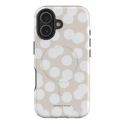 Confetti White Printed Phone Cases iPhone 17 / Armoured MagSafe by Veronica Tucker - The Dairy