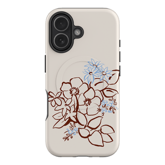 Cream Posy Printed Phone Cases iPhone 17 / Armoured MagSafe by Typoflora - The Dairy