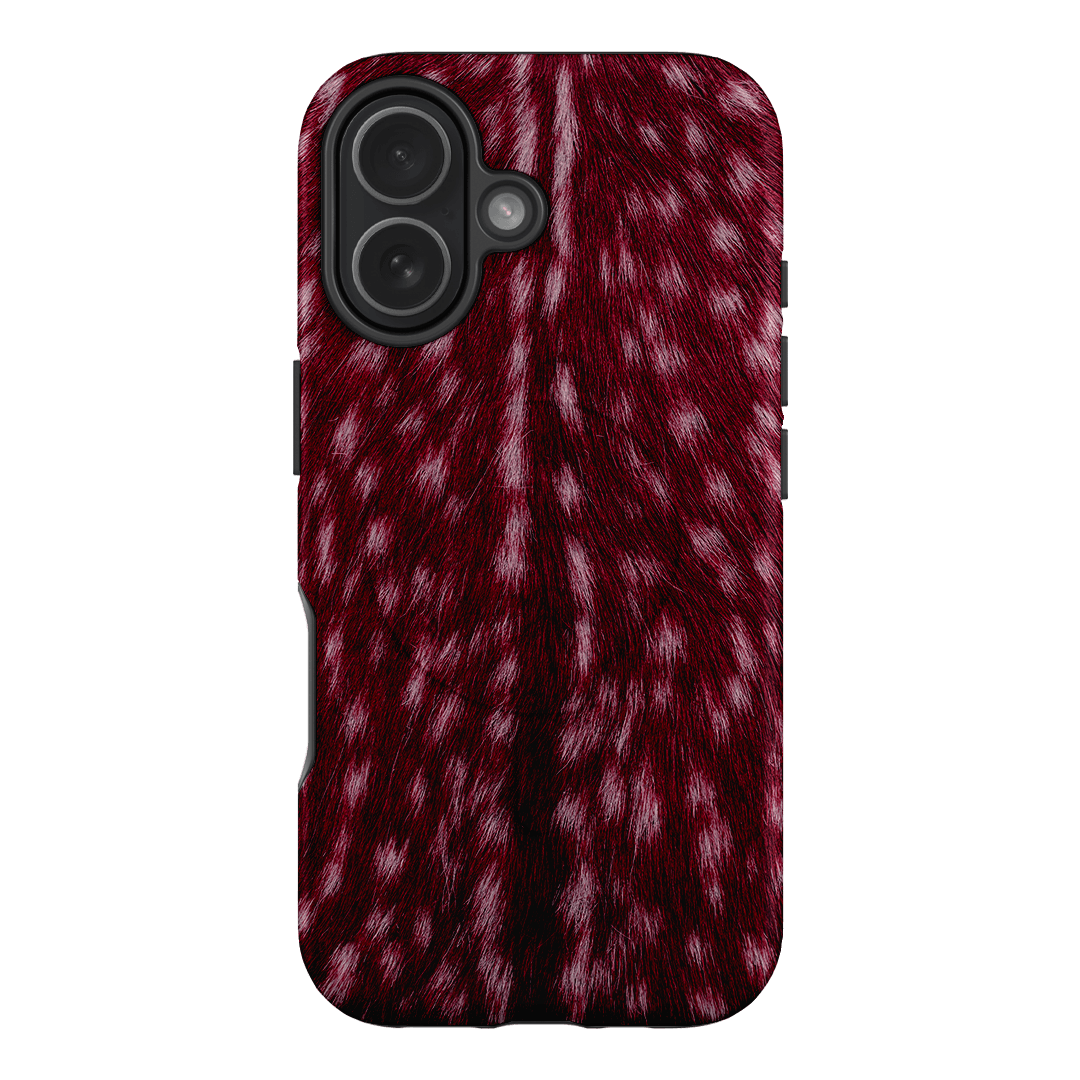 Fawn Burgundy Printed Phone Cases iPhone 17 / Armoured MagSafe by The Dairy - The Dairy