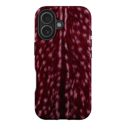 Fawn Burgundy Printed Phone Cases iPhone 17 / Armoured MagSafe by The Dairy - The Dairy