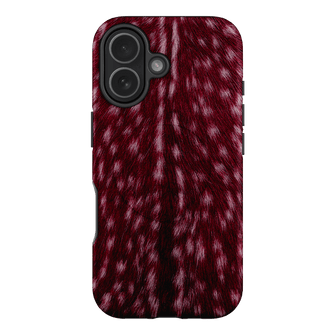 Fawn Burgundy Printed Phone Cases iPhone 17 / Armoured MagSafe by The Dairy - The Dairy