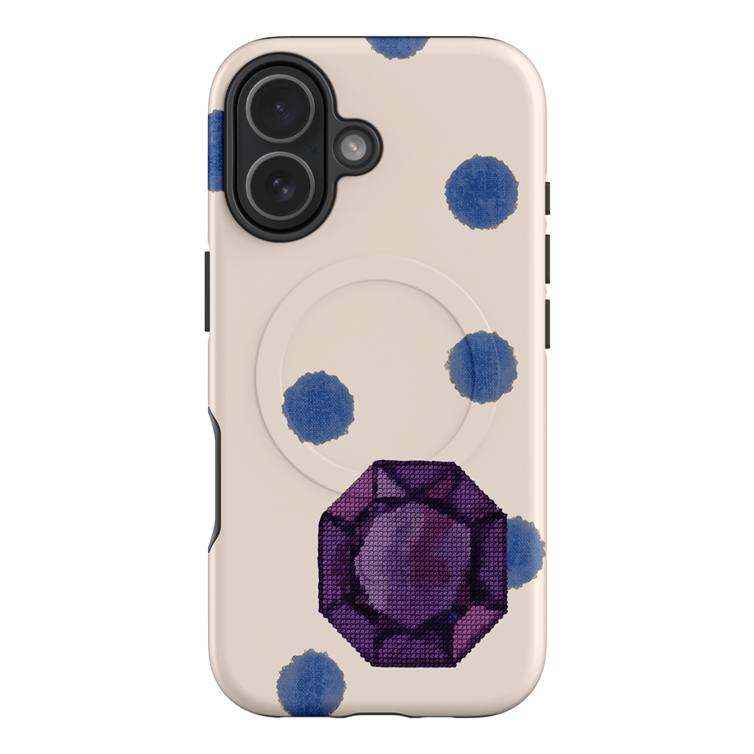 February Amethyst Printed Phone Cases iPhone 17 / Armoured MagSafe by Joiana - The Dairy