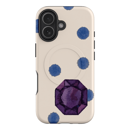 February Amethyst Printed Phone Cases iPhone 17 / Armoured MagSafe by Joiana - The Dairy