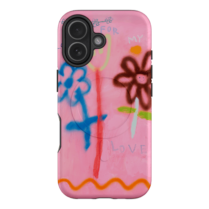 Flowers Printed Phone Cases iPhone 17 / Armoured MagSafe by Kate Eliza - The Dairy