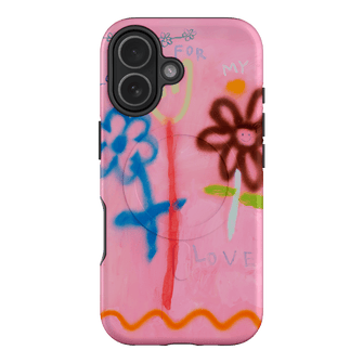 Flowers Printed Phone Cases iPhone 17 / Armoured MagSafe by Kate Eliza - The Dairy