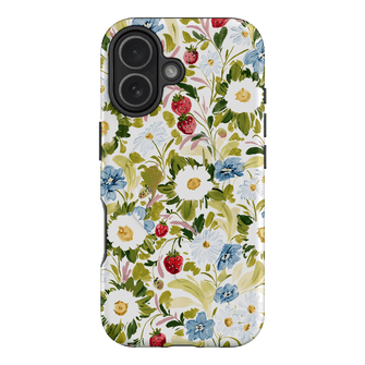 Garden Strawberries Printed Phone Cases iPhone 17 / Armoured MagSafe by Ellie Mae - The Dairy