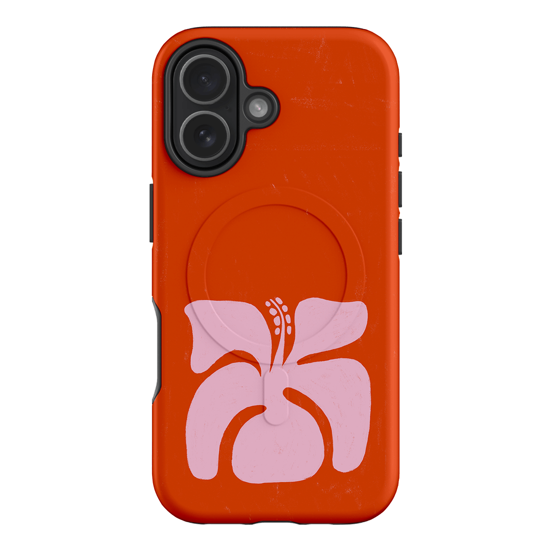 Hibiscus Crush Printed Phone Cases iPhone 17 / Armoured MagSafe by Marie Faurrite - The Dairy