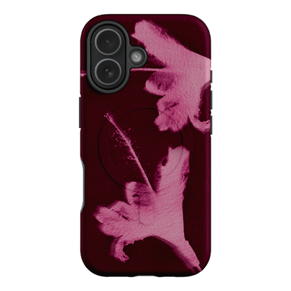 Hibiscus Glow Printed Phone Cases iPhone 17 / Armoured MagSafe by Sally Hungerford - The Dairy