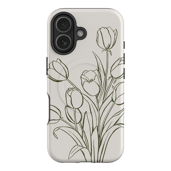Inked Tulips Printed Phone Cases iPhone 17 / Armoured MagSafe by Typoflora - The Dairy