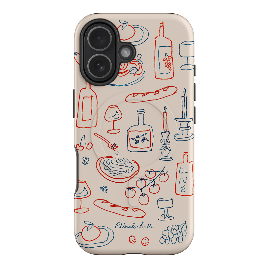 Italian Fare Printed Phone Cases iPhone 17 / Armoured MagSafe by Phthalo Ruth - The Dairy