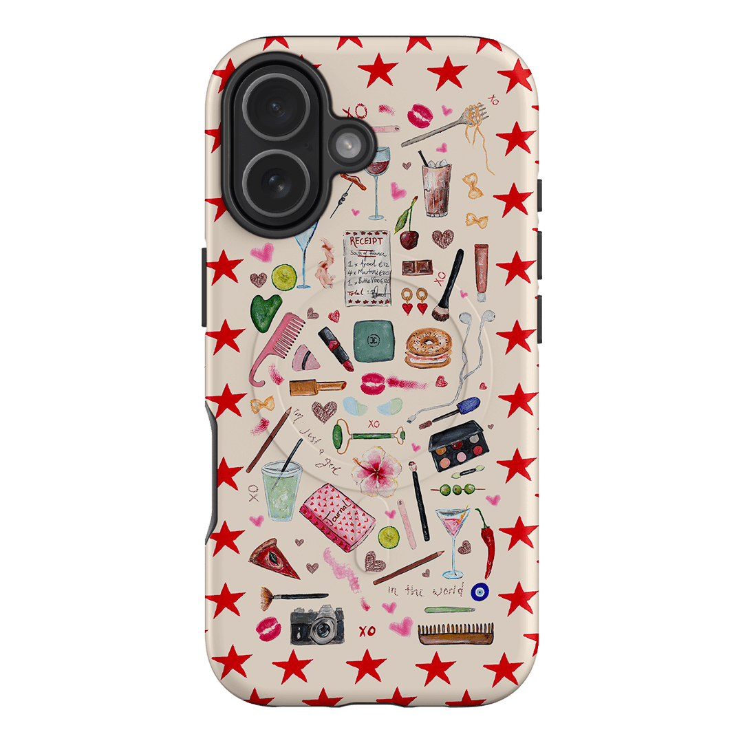 Just A Girl Printed Phone Cases iPhone 17 / Armoured MagSafe by BG. Studio - The Dairy