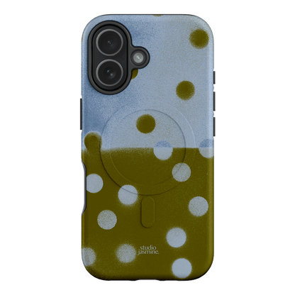 Lake Polka Dot Printed Phone Cases iPhone 17 / Armoured MagSafe by Jasmine Dowling - The Dairy