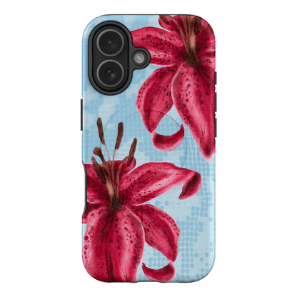 Lillies Printed Phone Cases iPhone 17 / Armoured MagSafe by Sally Hungerford - The Dairy