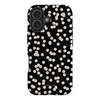 Mini Confetti Noir Printed Phone Cases iPhone 17 / Armoured MagSafe by Veronica Tucker - The Dairy