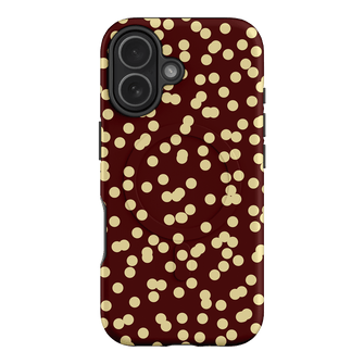 Mini Confetti Burgundy Butter Printed Phone Cases iPhone 17 / Armoured MagSafe by Veronica Tucker - The Dairy