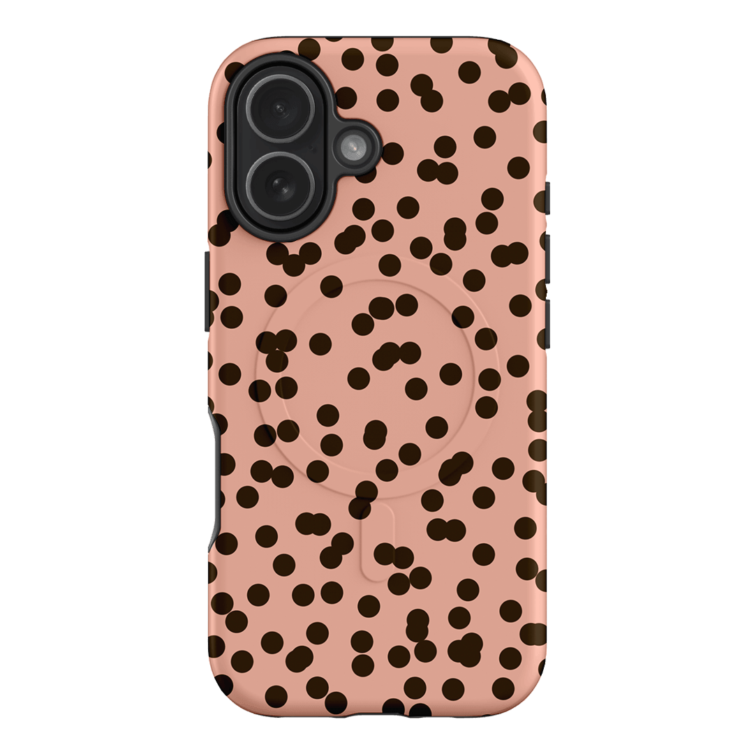 Mini Confetti Pink Chocolate Printed Phone Cases iPhone 17 / Armoured MagSafe by Veronica Tucker - The Dairy
