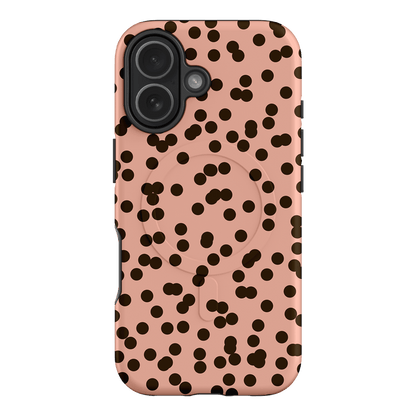Mini Confetti Pink Chocolate Printed Phone Cases iPhone 17 / Armoured MagSafe by Veronica Tucker - The Dairy