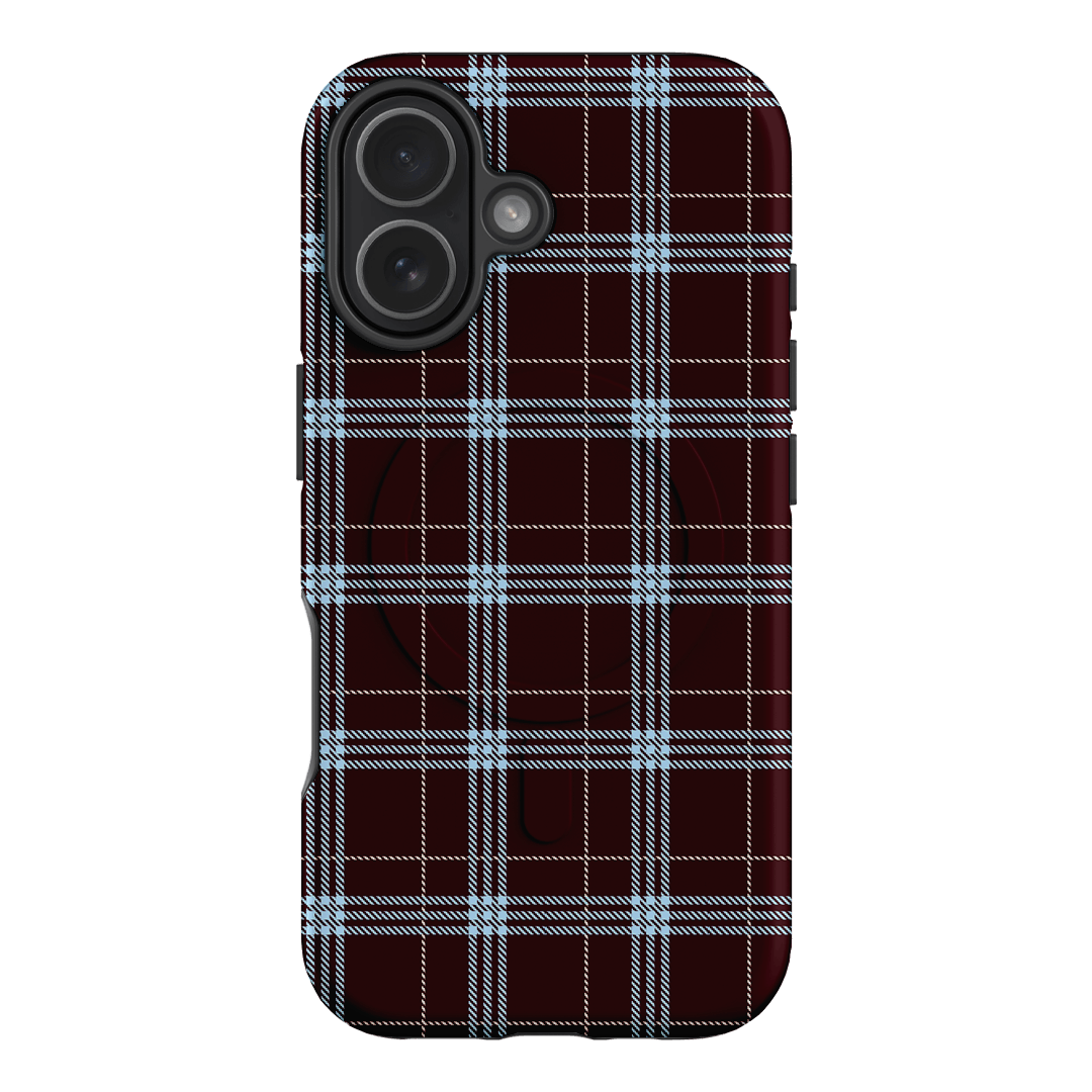 Mocha Plaid Printed Phone Cases iPhone 17 / Armoured MagSafe by The Dairy - The Dairy