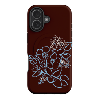 Mocha Posy Printed Phone Cases iPhone 17 / Armoured MagSafe by Typoflora - The Dairy