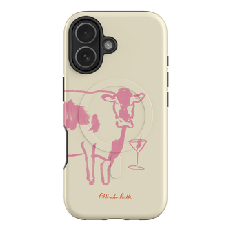 Mootini Pink Printed Phone Cases iPhone 17 / Armoured MagSafe by Phthalo Ruth - The Dairy