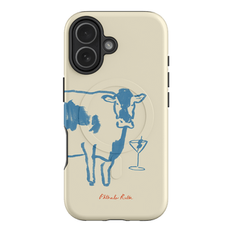 Mootini Blue Printed Phone Cases iPhone 17 / Armoured MagSafe by Phthalo Ruth - The Dairy