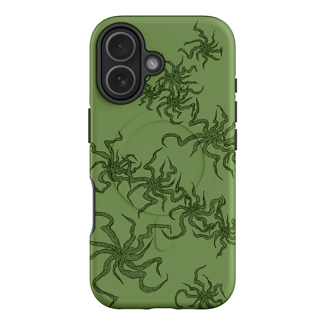 Night Moss Printed Phone Cases iPhone 17 / Armoured MagSafe by Stormi Bree - The Dairy