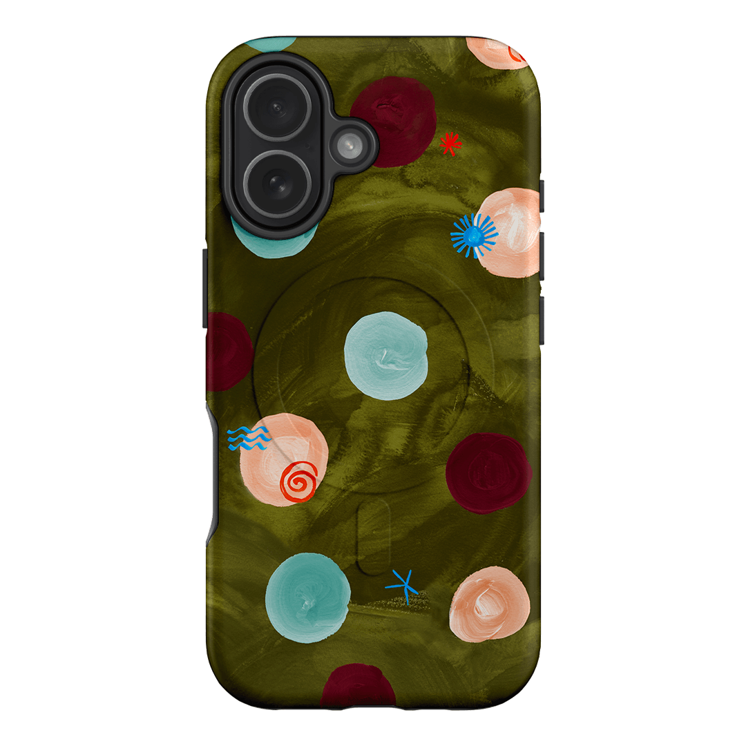 Olive Spot Printed Phone Cases iPhone 17 / Armoured MagSafe by Charlie Taylor - The Dairy