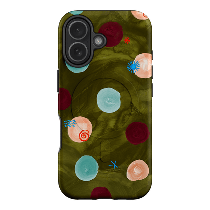 Olive Spot Printed Phone Cases iPhone 17 / Armoured MagSafe by Charlie Taylor - The Dairy