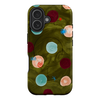 Olive Spot Printed Phone Cases iPhone 17 / Armoured MagSafe by Charlie Taylor - The Dairy