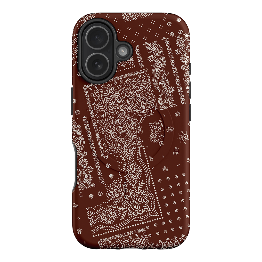 Paisley Cinnamon Printed Phone Cases iPhone 17 / Armoured MagSafe by The Dairy - The Dairy