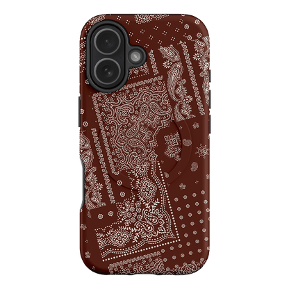 Paisley Cinnamon Printed Phone Cases iPhone 17 / Armoured MagSafe by The Dairy - The Dairy