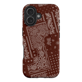 Paisley Cinnamon Printed Phone Cases iPhone 17 / Armoured MagSafe by The Dairy - The Dairy