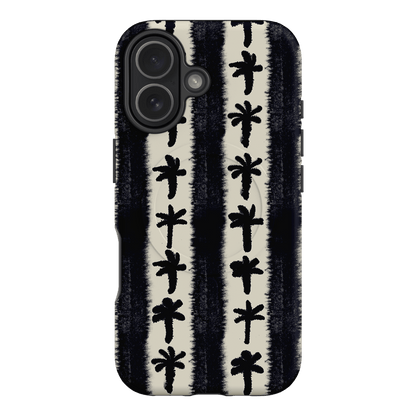 Palm Stripe Printed Phone Cases iPhone 17 / Armoured MagSafe by Desmond & Dempsey - The Dairy
