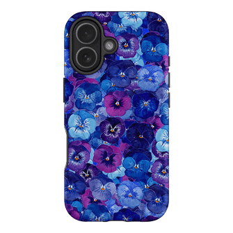 Pansy Jumble Printed Phone Cases iPhone 17 / Armoured MagSafe by Kayla Henley - The Dairy