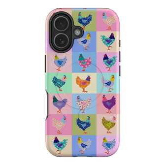 Pastel Chickens Printed Phone Cases iPhone 17 / Armoured MagSafe by Kayla Henley - The Dairy