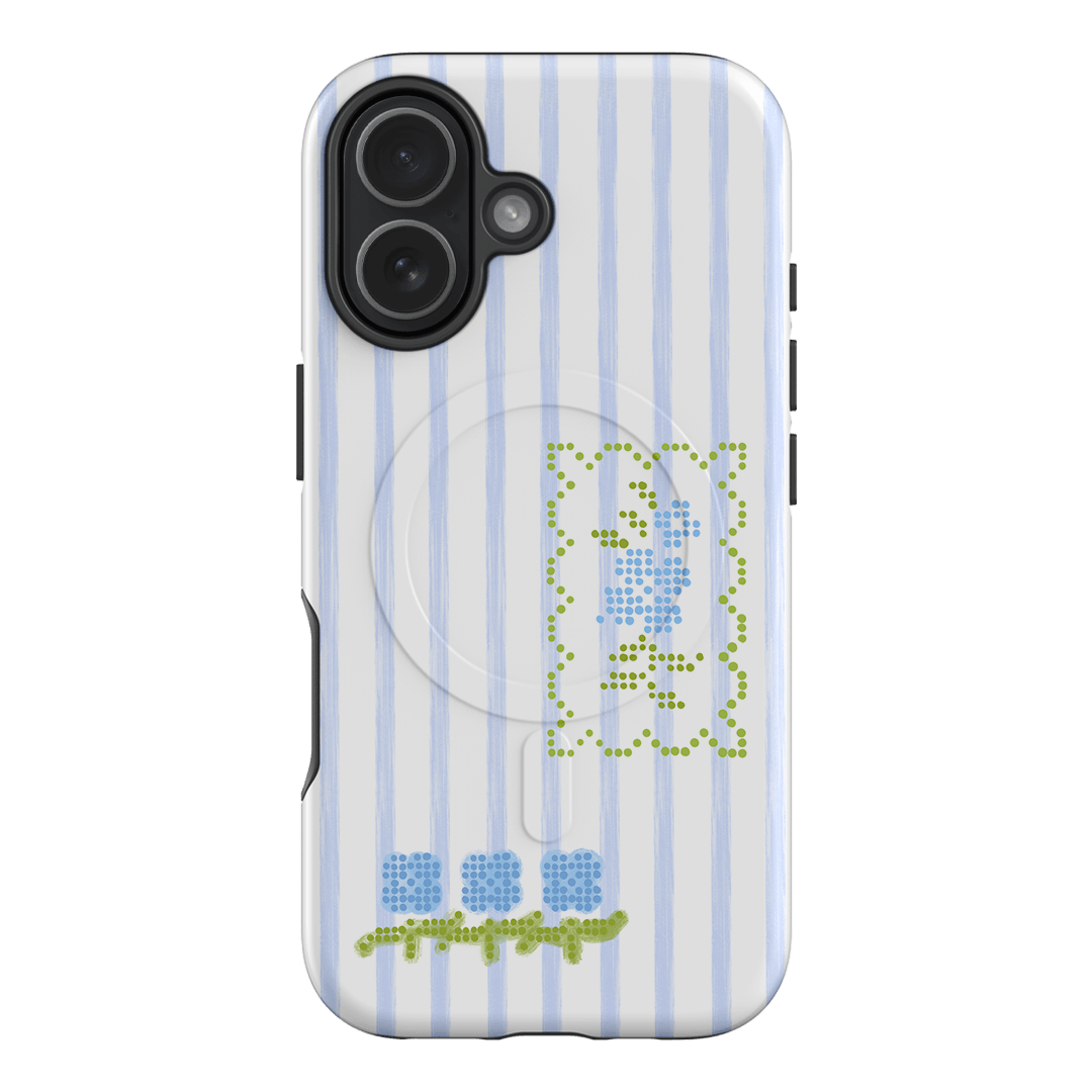 Patchwork Blue Printed Phone Cases iPhone 17 / Armoured MagSafe by Kayla Carr - The Dairy