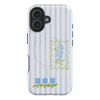 Patchwork Blue Printed Phone Cases iPhone 17 / Armoured MagSafe by Kayla Carr - The Dairy