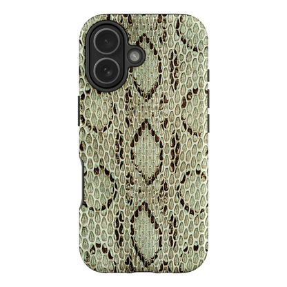 Pistachio Python Printed Phone Cases iPhone 17 / Armoured MagSafe by The Dairy - The Dairy