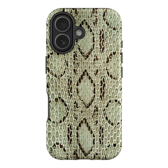 Pistachio Python Printed Phone Cases iPhone 17 / Armoured MagSafe by The Dairy - The Dairy