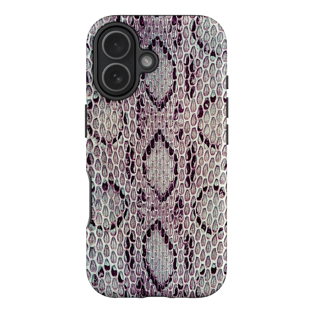 Plum Python Printed Phone Cases iPhone 17 / Armoured MagSafe by The Dairy - The Dairy
