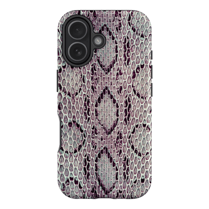 Plum Python Printed Phone Cases iPhone 17 / Armoured MagSafe by The Dairy - The Dairy