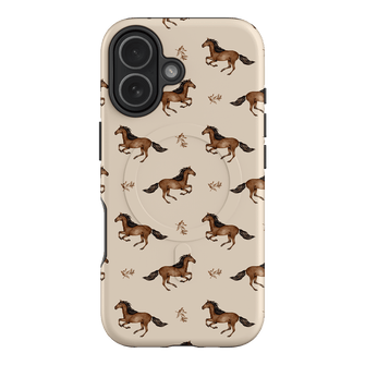 Running Horse Printed Phone Cases iPhone 17 / Armoured MagSafe by Kasiags Art - The Dairy