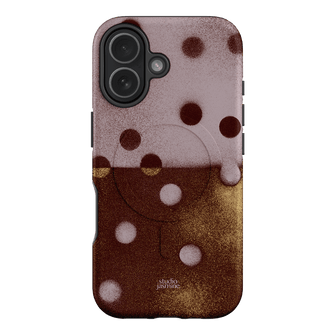 Rust Polka Dot Printed Phone Cases iPhone 17 / Armoured MagSafe by Jasmine Dowling - The Dairy